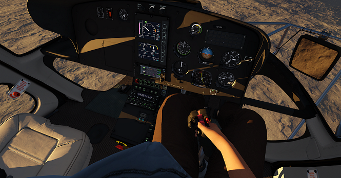 view from cockpit